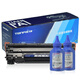 天派CC388A適用hp laserjet m1136mfp硒鼓打印機388a硒鼓m1213nf墨盒 易加粉硒鼓1支+2瓶碳粉+2芯片