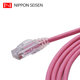 日線(xiàn)（NISSEN） nipponseisen日線(xiàn)SPG6六類(lèi)千兆網(wǎng)絡(luò )跳線(xiàn)連接線(xiàn)【細徑】 粉紅色(PK) 10M
