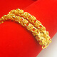千影素金手鏈男女款雙龍頭泰國鏈仿真飾品真金手鐲鍍金首飾沙金按克重 0.16防偽品牌標簽標價(jià)1300