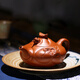 月壺茗清 宜興紫砂壺純手工泡茶壺名家金獎茶具作品魚(yú)化龍茶壺套裝 魚(yú)化龍（朱泥款）