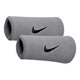 耐克（NIKE） 籃球網(wǎng)球運(yùn)動(dòng)跑步健身吸汗加長(zhǎng)毛巾棉護(hù)腕腕帶男女排球羽毛球 銀灰/黑NNN05078OS 均碼（長(zhǎng)寬13.3*7.6cm）