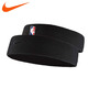耐克（NIKE）運(yùn)動(dòng)頭帶籃球NBA發(fā)帶男女吸汗帶健身跑步頭巾 NKN02001NBA正反黑色 寬5.5cm