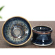品言 茶葉過(guò)濾網(wǎng)陶瓷茶具配件天目茶漏功夫茶漏網(wǎng)家用曜變茶具配件 手工曜變天目釉茶漏（簡(jiǎn)約裝）