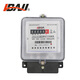 LBAJI利百加 高精度出租房屋電度表 單相鐵殼電表 220V家用電能表 火表10-40A