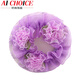 AiChoice兒童舞蹈頭花盤(pán)頭發(fā)發(fā)網(wǎng)女童頭飾跳舞網(wǎng)兜芭蕾演出發(fā)飾女孩飾品 紫色