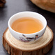 恒古（Heregur）高溫青花陶瓷潮汕工夫茶杯茶道品茗杯中式功夫茶具配件35毫升家用單杯 (35mL)紅壽添香6個(gè)