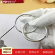知音歲月（ZYSY）個(gè)性定制S999足銀寶寶長(zhǎng)命鎖手鐲吊墜嬰兒銀鎖百天滿月周歲禮物 25克兒童手鐲一對(duì)（通用型）