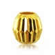 貝羅綺999足金黃金轉(zhuǎn)運(yùn)珠規(guī)格齊全可定做手鏈戒指鐳射車花圓珠 3毫米0.05-0.06克