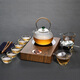 三界（SANJIE）電陶爐茶爐觀山電熱茶爐泡茶壺煮茶具迷你煮茶器玻璃煮茶壺燒茶器 觀山爐+提梁壺+玻璃茶具小雪杯