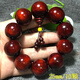 京營(yíng)有道高密度原木老料佛珠紅木料珠子料佛珠散珠男女情侶手串  高密2.5cm*10顆成品