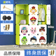 年輕時(shí)代簡(jiǎn)易衣柜簡(jiǎn)約現代經(jīng)濟型塑料組裝組合嬰兒寶寶衣柜布藝收納柜卡通衣柜收納柜塑料小孩組裝衣櫥 加深綠10門(mén)1掛半轉角