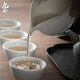 九土 陶瓷公道杯白瓷功夫茶具配件日式勻杯大號茶海泡茶分茶公杯器