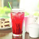 億特藍(lán)八角杯玻璃杯水杯冷飲杯扣酒杯酒吧專(zhuān)用多棱水杯雞尾酒杯牛奶杯 小號(hào) 360ml