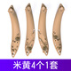 霆奈（TING NAI）適用寶馬3系車(chē)門(mén)內拉手318內飾門(mén)把手新老款車(chē)門(mén)320扶手支架外蓋 新款黃色一套四個(gè)