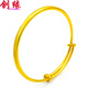 創(chuàng)緣 飾品 鍍金手鐲女式手飾光面拉伸款鍍金鐲子鍍沙金手環(huán)首飾
