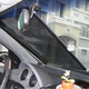 那卡汽車(chē)防曬遮陽(yáng)檔 自動(dòng)伸縮型車(chē)用遮陽(yáng)簾遮陽(yáng)板汽車(chē)遮陽(yáng)擋避光墊 隔熱前擋 側擋 銀色58*125前擋1個(gè)