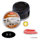皇宇 鞋油綿羊油滋養(yǎng)膏75g皮革皮具清潔護(hù)理油皮包皮衣儲存防塵抗老化 黑色1支+手套
