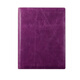 PAPER BOAT手工真皮本活頁(yè)本A5復古頭層牛皮記事本活頁(yè)筆記本子商務(wù)禮品文藝精致日記本手帳本 【A5】開(kāi)放式-紫色