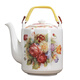LICHEN景德鎮(zhèn)陶瓷涼水壺茶壺提梁壺 青花陶瓷器茶具釉下彩 花開富貴3.6升提梁壺