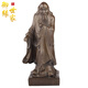 御緣世家黃銅老子仿古像工藝品 中國道教師祖 老子銅像 道德天尊擺件