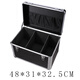 BORY大號(hào)家用多功能五金工具箱 鋁合金手提儀器箱 車(chē)載維修工具箱 黑色大號(hào) 空箱+內(nèi)盒