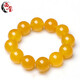 西璽 天然瑪瑙單圈手鏈本命年轉運珠玉髓手串男女情侶佛珠念珠玉石手珠 黃瑪瑙 珠子直徑約16mm