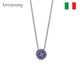 BROSWAY歐美時(shí)尚男士輕奢潮流項鏈高級感小眾輕奢飾品生日送男友禮物 BNU01 格調藍-羅盤(pán) 鏈長(cháng)480mm+20mm 鏈粗1.8mm