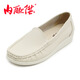 內(nèi)聯(lián)升女鞋護士鞋時尚休閑皮鞋春夏秋女鞋工作鞋 F-988/1044/61165C F-988米白色 38
