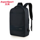 艾奔（ASPENSPORT）新款商務(wù)雙肩包電腦包中學(xué)生書(shū)包旅行包休閑時(shí)尚背包 藏藍