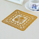 費納斯（FEiNASi） 燙金煙灰缸墊 隔熱墊 防滑墊 2張方形中號（直徑15cm）
