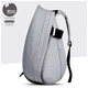 caifashcn防潑水雙肩包14-15.6英寸商務(wù)筆記本電腦包休閑大容量牛津布背包 淺灰(15.6英寸39*27*3.5可裝)