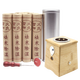 ZHQI 4cm加粗艾條艾灸五年陳 艾絨條艾灸條艾柱散裝雷火灸艾草條艾條棒 家用艾灸盒 艾條10支+大孔艾灸盒+滅火筒