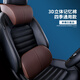 車(chē)格仕 汽車(chē)頭枕腰靠套裝/單個(gè)護頸枕車(chē)用車(chē)內枕頭靠枕車(chē)載座椅腰靠靠墊記憶棉四季通用 頭枕+腰靠1套  魅力咖