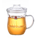 一屋窯一屋窯 耐高溫玻璃茶具 玻璃杯 帶蓋400ML帶濾網(wǎng)