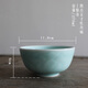 甌江（OUJIANG） 龍泉青瓷餐具飯碗小湯碗中式碗4.5寸陶瓷米飯碗 4.5寸牡丹碗粉青