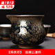 閩茶府 建盞茶具功夫茶杯陶瓷水杯茶盞公杯 徐國清油滴公道杯分茶器 窯變天目保溫杯茶道禮品禮盒茶碗 深海油滴公杯