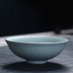 琦軒源 汝瓷開(kāi)片可養汝窯茶杯功夫品茗杯普洱品杯汝瓷主人單杯茶碗承藝 返口杯