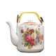 LICHEN景德鎮(zhèn)陶瓷涼水壺茶壺提梁壺 青花陶瓷器茶具釉下彩 花開富貴2升提梁壺小號