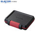 宜麗客（ELECOM） 大容量存儲卡耐沖擊卡盒SD卡保護盒TF卡收納盒卡托收納盒 耐沖擊SD卡盒紅色*1