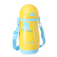 日康 保溫杯兒童 不銹鋼保溫水壺 萌萌鴨保溫水壺 嬰兒保溫吸管杯 顏色隨機 400ml
