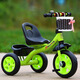 米賽特 兒童三輪車腳踏車1-3-5-2-6歲寶寶大號(hào)玩具手推自行車童車 升級(jí)發(fā)泡輪 綠色