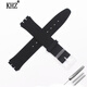 KHZ手表配件Swatch斯沃琪表帶超薄系列硅膠表帶適用于SFK397 SFK360 SFK361 黑色
