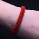 石之靈附鑒定證書(shū)珊瑚手鏈圓珠扁鏈紅手鏈女士本命年節日禮物時(shí)尚飾品