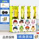 年輕時(shí)代簡(jiǎn)易衣柜簡(jiǎn)約現代經(jīng)濟型塑料組裝組合嬰兒寶寶衣柜布藝收納柜卡通衣柜收納柜塑料小孩組裝衣櫥 綠16門(mén)4掛