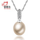 S925銀項(xiàng)鏈女 天然珍珠吊墜 水滴吊墜女款 韓版首飾 送女友老婆七夕情人節(jié)禮物時(shí)尚簡約 淡水珍珠吊墜+瓜子鏈45厘米
