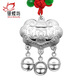 寶寶長(zhǎng)命鎖 999足銀童鎖 嬰兒銀鎖 小孩銀鎖 兒童銀鎖 兒童平安鎖 小孩滿月百天周歲生日禮物 聰明小博士鎖+紅繩  配證書