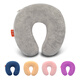 溫倫頸椎枕U型枕u型枕護頸枕脖子飛機頸椎枕午睡U形枕頭旅行 淺灰色