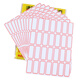 梁溪信義105標(biāo)簽 34×14mm不干膠標(biāo)貼 標(biāo)簽貼價(jià)格貼 標(biāo)貼自粘性標(biāo)簽辦公文具用品 10張/包 紅色 PP-126 50張