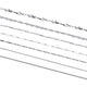 GEVILANG 銀項鏈 銀項鏈 女韓版短款鎖骨鏈 S925銀鏈子 首飾品禮物 送女友 水波鏈(S925銀) 45cm(18寸)