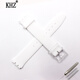 KHZ手表配件Swatch斯沃琪表帶超薄系列硅膠表帶適用于SFK397 SFK360 SFK361 白色